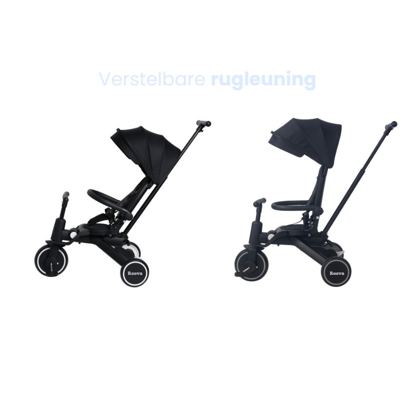 Roova Trike Black - incl accessories